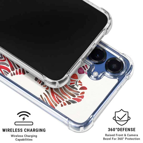 Rainbow Zebras by Cat Coq Galaxy S25 Clear Case