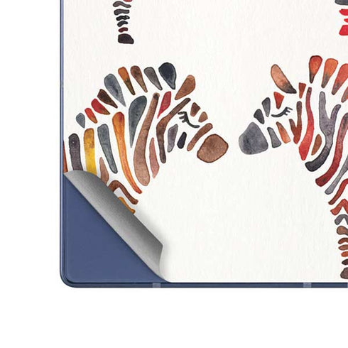 Rainbow Zebras by Cat Coq Galaxy Z Fold6 Skin
