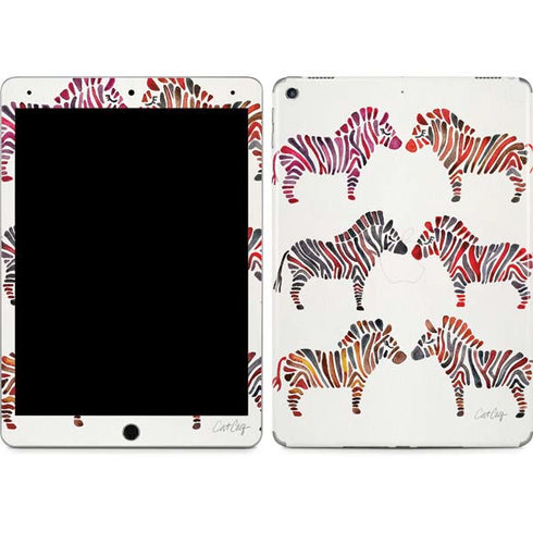 Rainbow Zebras by Cat Coq iPad Skins