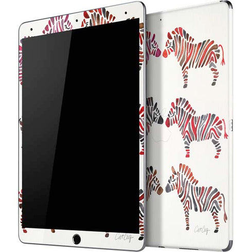 Rainbow Zebras by Cat Coq iPad Skins