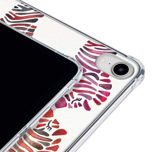 Rainbow Zebras by Cat Coq iPad 11th Gen (2025) Clear Case