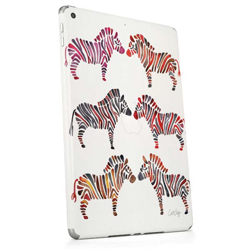Rainbow Zebras by Cat Coq Apple iPad Skin