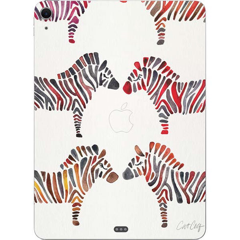 Rainbow Zebras by Cat Coq Apple iPad Air Skin