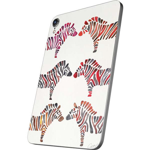 Rainbow Zebras by Cat Coq Apple iPad Mini Skin