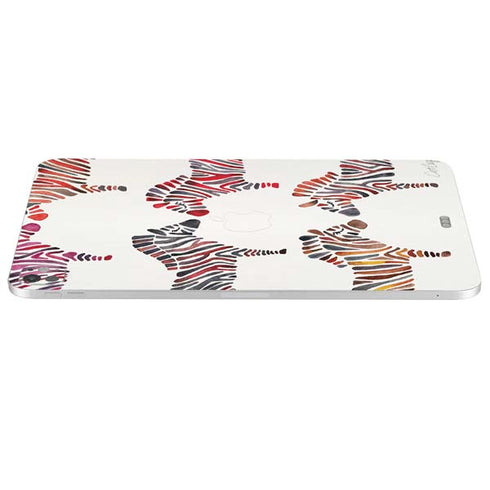 Rainbow Zebras by Cat Coq iPad Pro 13in M4 (2024) Skin