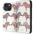 Rainbow Zebras by Cat Coq iPhone 15 Folio Case