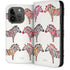 Rainbow Zebras by Cat Coq iPhone 15 Pro Folio Case