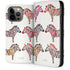 Rainbow Zebras by Cat Coq iPhone 15 Pro Max Folio Case