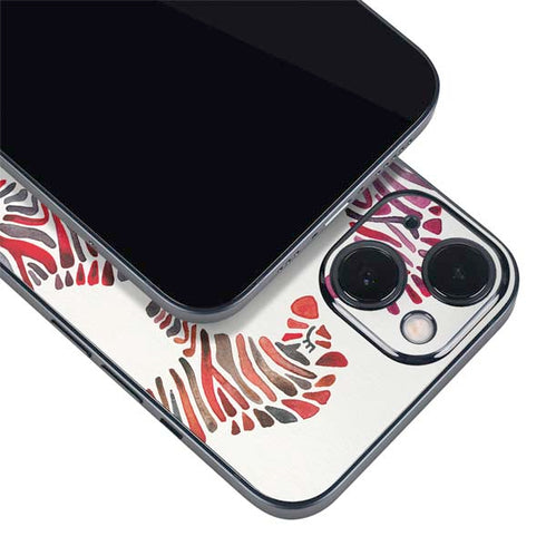 Rainbow Zebras by Cat Coq iPhone 15 Skin