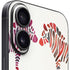 Rainbow Zebras by Cat Coq iPhone 16 Plus Skin