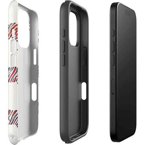Rainbow Zebras by Cat Coq iPhone 16 Pro Impact Case