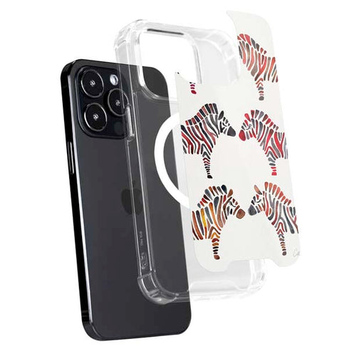 Rainbow Zebras by Cat Coq iPhone 16 Pro MagSafe Case