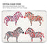Rainbow Zebras by Cat Coq MacBook Pro 14in (2021-24) Case plus Skin
