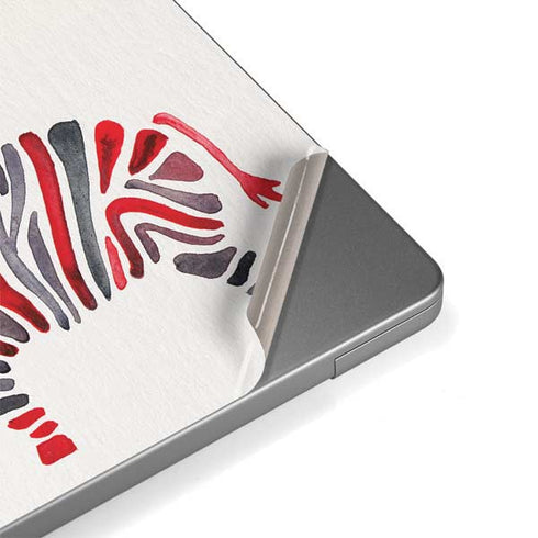 Rainbow Zebras by Cat Coq Apple MacBook Pro 14-inch Skin