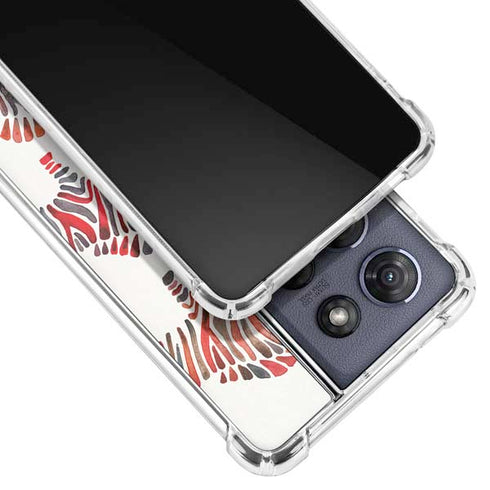 Rainbow Zebras by Cat Coq Moto G 5G (2025) Clear Case