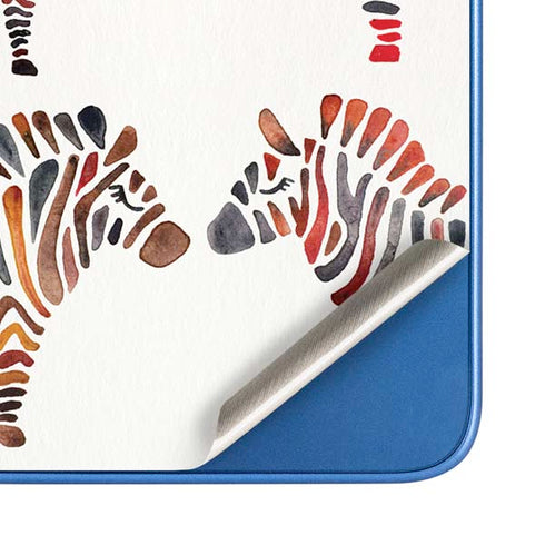 Rainbow Zebras by Cat Coq Moto G Play 4G (2024) Skin