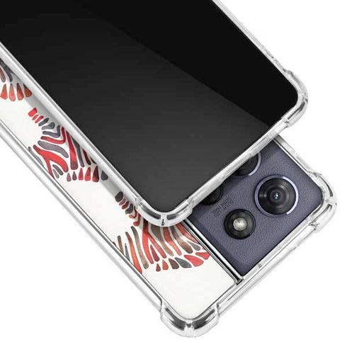 Rainbow Zebras by Cat Coq Moto G Stylus 5G (2025) Clear Case