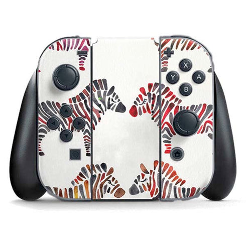 Rainbow Zebras by Cat Coq Nintendo Skins