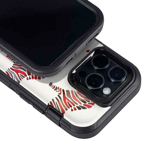 Rainbow Zebras by Cat Coq Otterbox Defender iPhone Skin