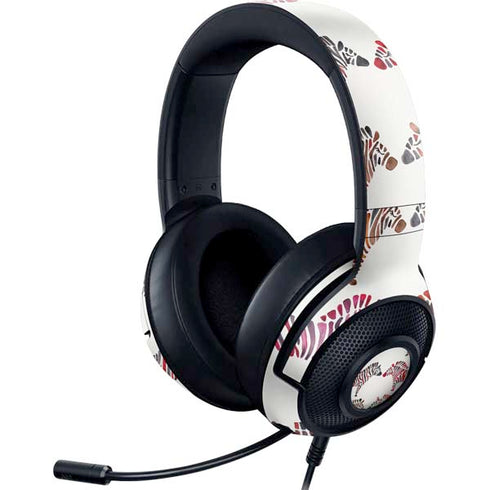 Rainbow Zebras by Cat Coq Razer Kraken X Skin