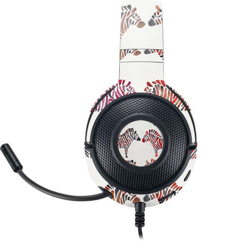 Rainbow Zebras by Cat Coq Razer Kraken X Skin