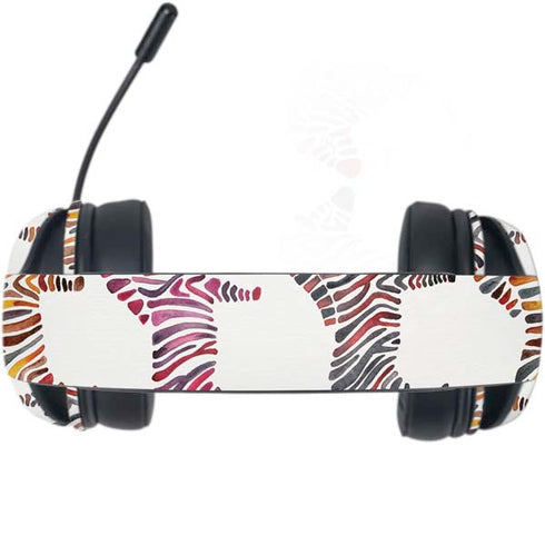 Rainbow Zebras by Cat Coq Razer Kraken X Skin