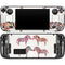 Rainbow Zebras by Cat Coq Steam Deck Handheld Gaming Computer OLED Skin