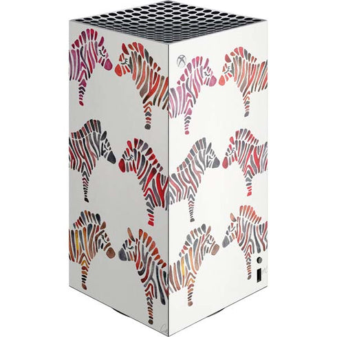 Rainbow Zebras by Cat Coq Xbox Series X Skins