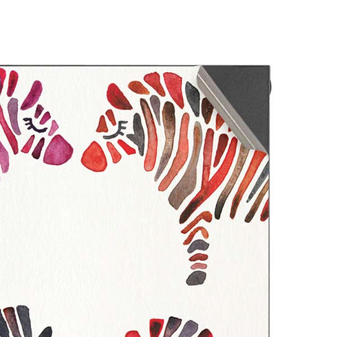 Rainbow Zebras by Cat Coq XBox Series X Digital Edition Console Skin