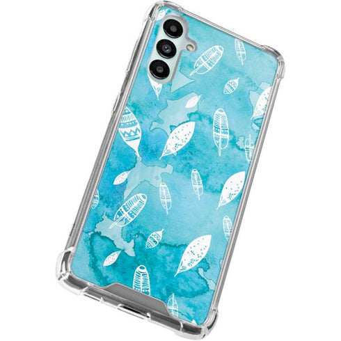 Raining Feathers Gabb Phone 4 Clear Case
