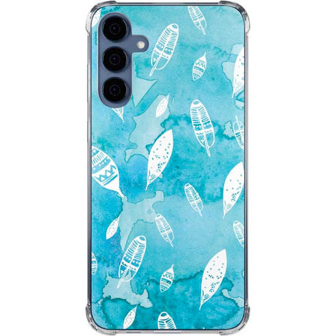 Raining Feathers Galaxy A35 5G Clear Case