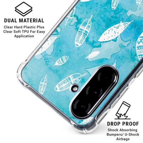Raining Feathers Galaxy A36 5G Clear Case