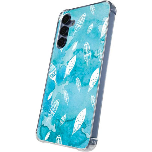 Raining Feathers Galaxy A55 5G Clear Case