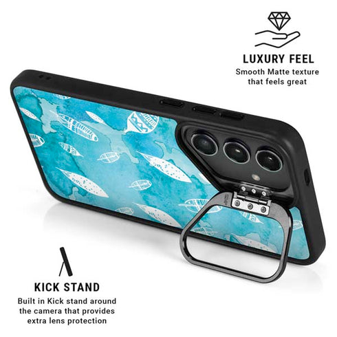 Raining Feathers Galaxy S24 FE Kickstand Case