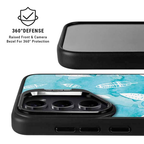 Raining Feathers Galaxy S24 FE Kickstand Case