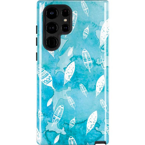 Raining Feathers Galaxy Cases