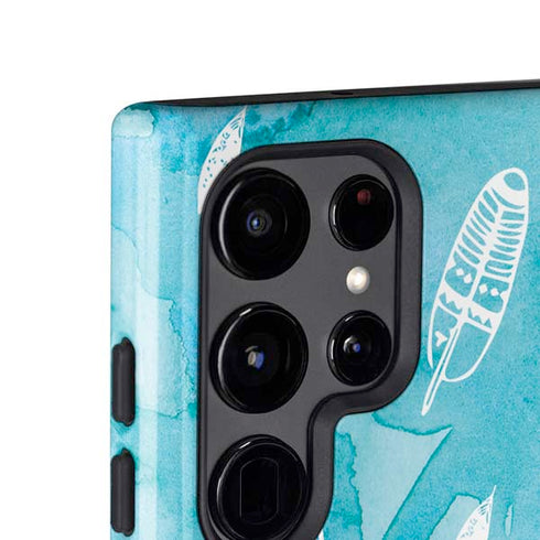 Raining Feathers Galaxy S25 Ultra Impact Case