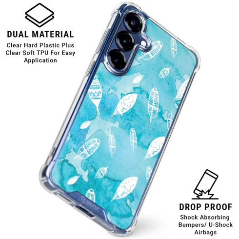 Raining Feathers Galaxy S25 Plus Clear Case