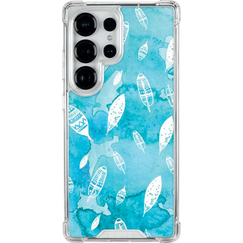 Raining Feathers Galaxy S25 Ultra Clear Case