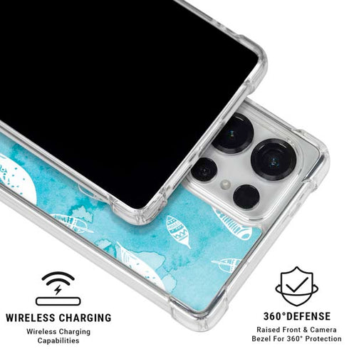 Raining Feathers Galaxy S25 Ultra Clear Case