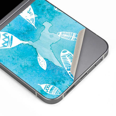 Raining Feathers Galaxy Z Flip6 Skin