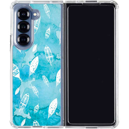 Raining Feathers Galaxy Z Fold6 Clear Case