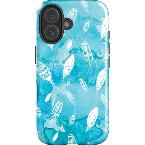 Raining Feathers iPhone 16 Magsafe Impact Case
