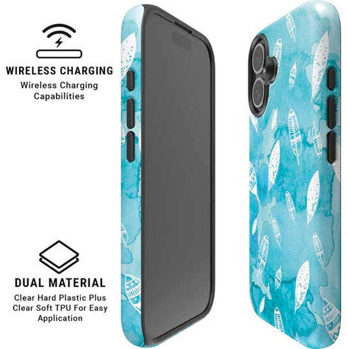 Raining Feathers iPhone 16 Magsafe Impact Case