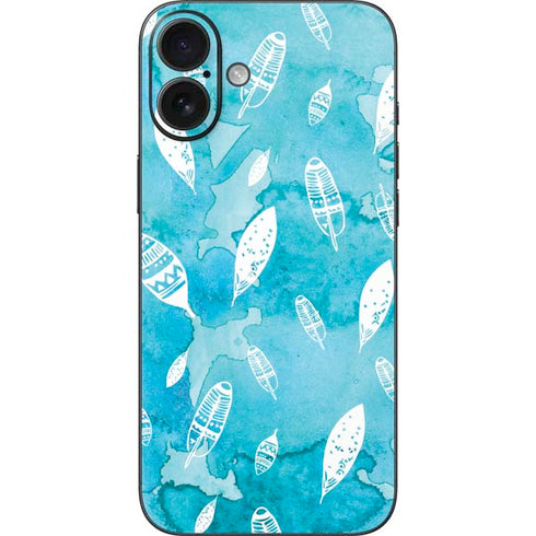 Raining Feathers iPhone 16 Plus Skin