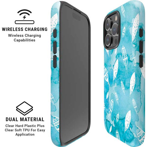 Raining Feathers iPhone 16 Pro Magsafe Impact Case