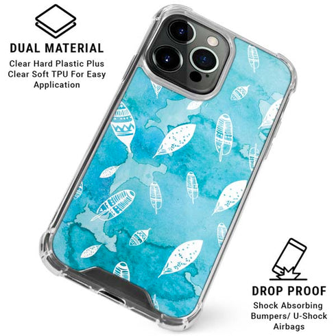 Raining Feathers iPhone 16 Pro Max Clear Case