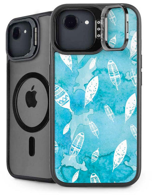 Raining Feathers iPhone 16e Kickstand Case