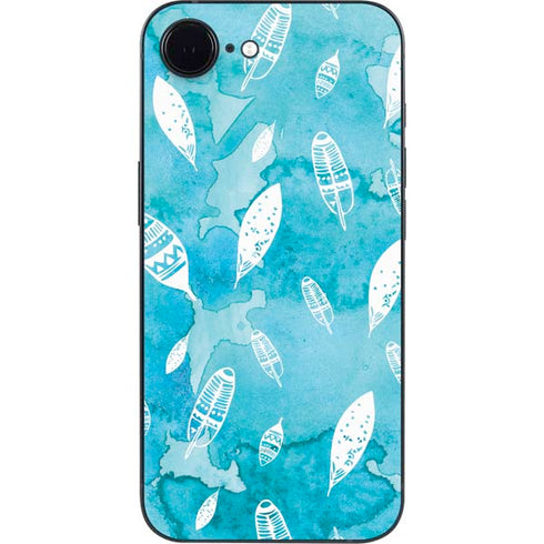Raining Feathers iPhone 16e Skin