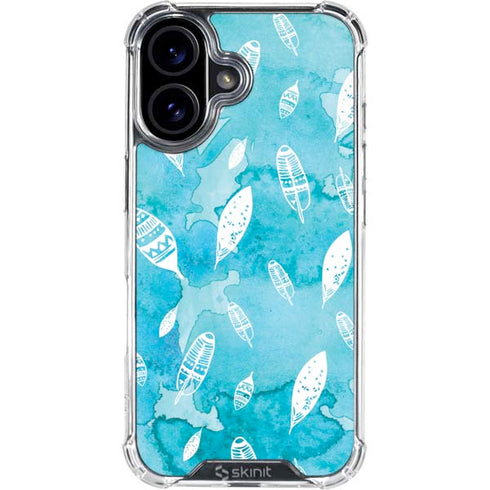 Raining Feathers iPhone 17 Clear Case